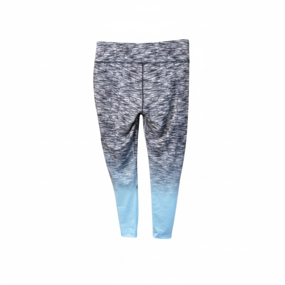 Zelos High Impact High Rise Athletic Leggings Gray & Green Size 2X - Picture 2 of 15